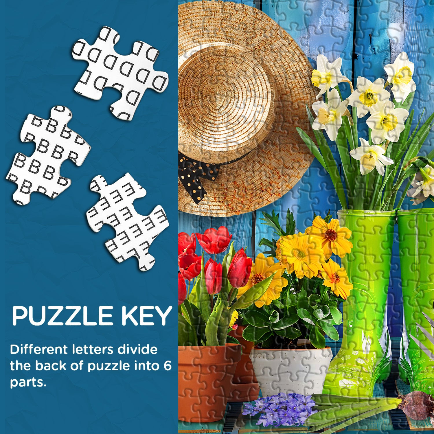 Gartenbereites Puzzle 1000 Stücke