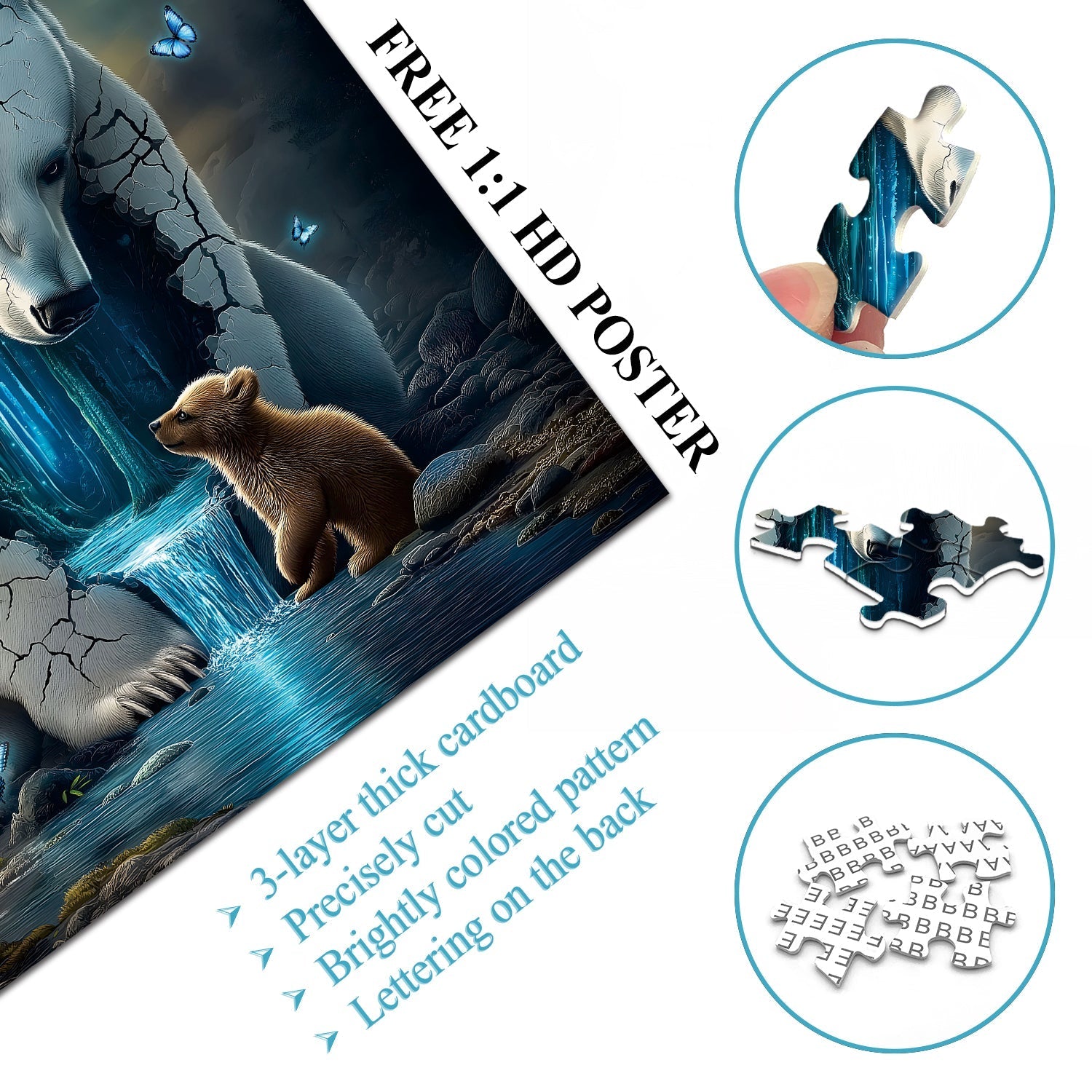 Bear’s Secret Realm Jigsaw Puzzle 1000 Pieces
