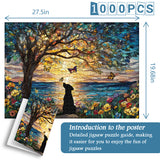 Dog and Butterfies puzzle puzzle 1000 pezzi