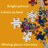 Libri floreali Basket puzzle puzzle 1000 pezzi
