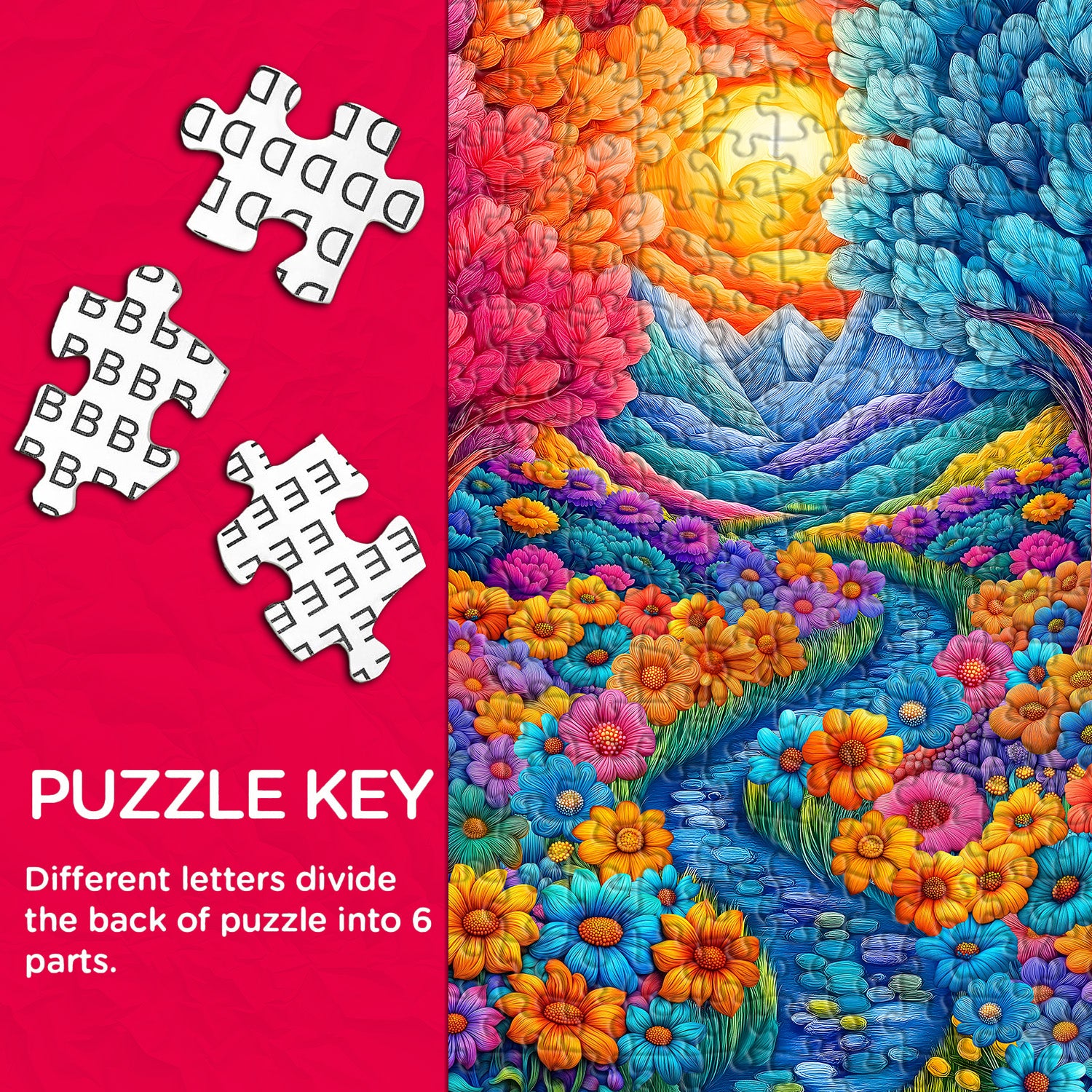 Magic Bloom Jigsaw Entrati 1000 pezzi