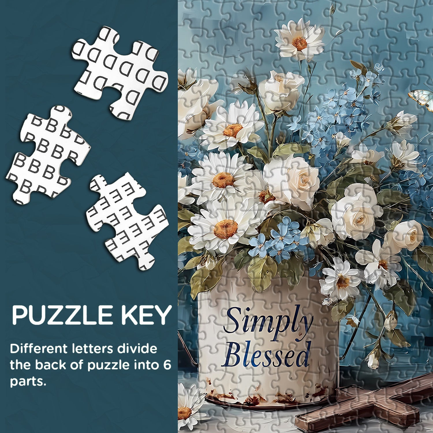 Einfache gesegnete Puzzle 1000 Stücke