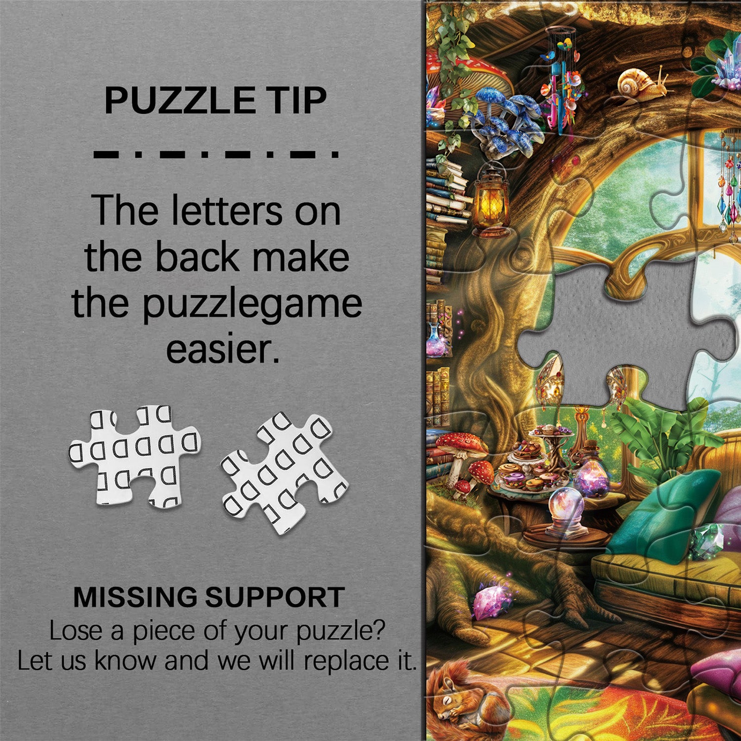 Puzzle puzzle di boschi di funghi 1000 pezzi