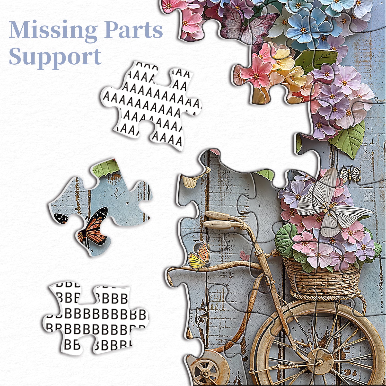 Spring Flower Journey Jigsaw Puzzle 1000 Pieces