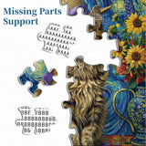 Van Gogh Cat puzzle puzzle 1000 pezzi