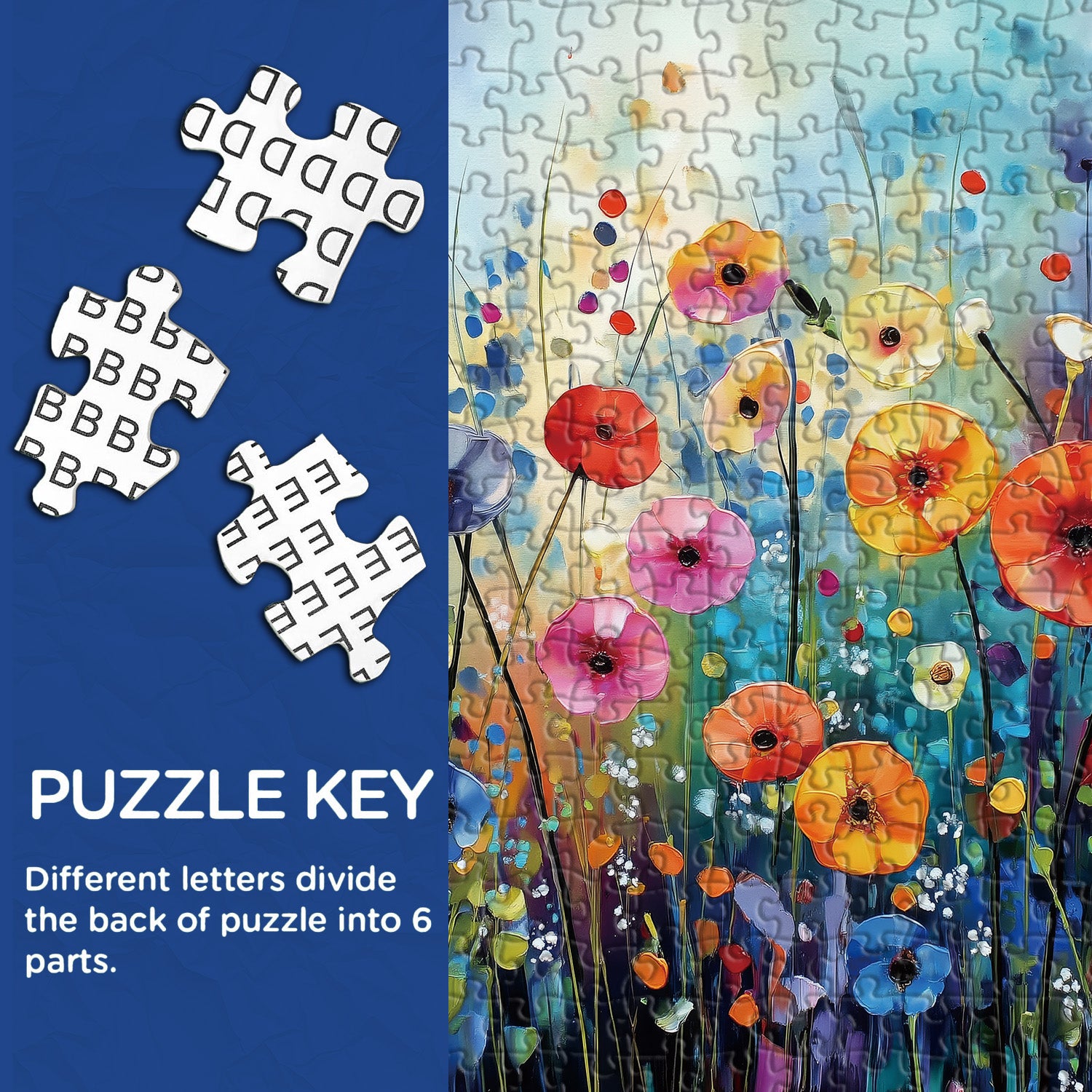 Champs chromatiques Puzzle de puzzle 1000 pièces