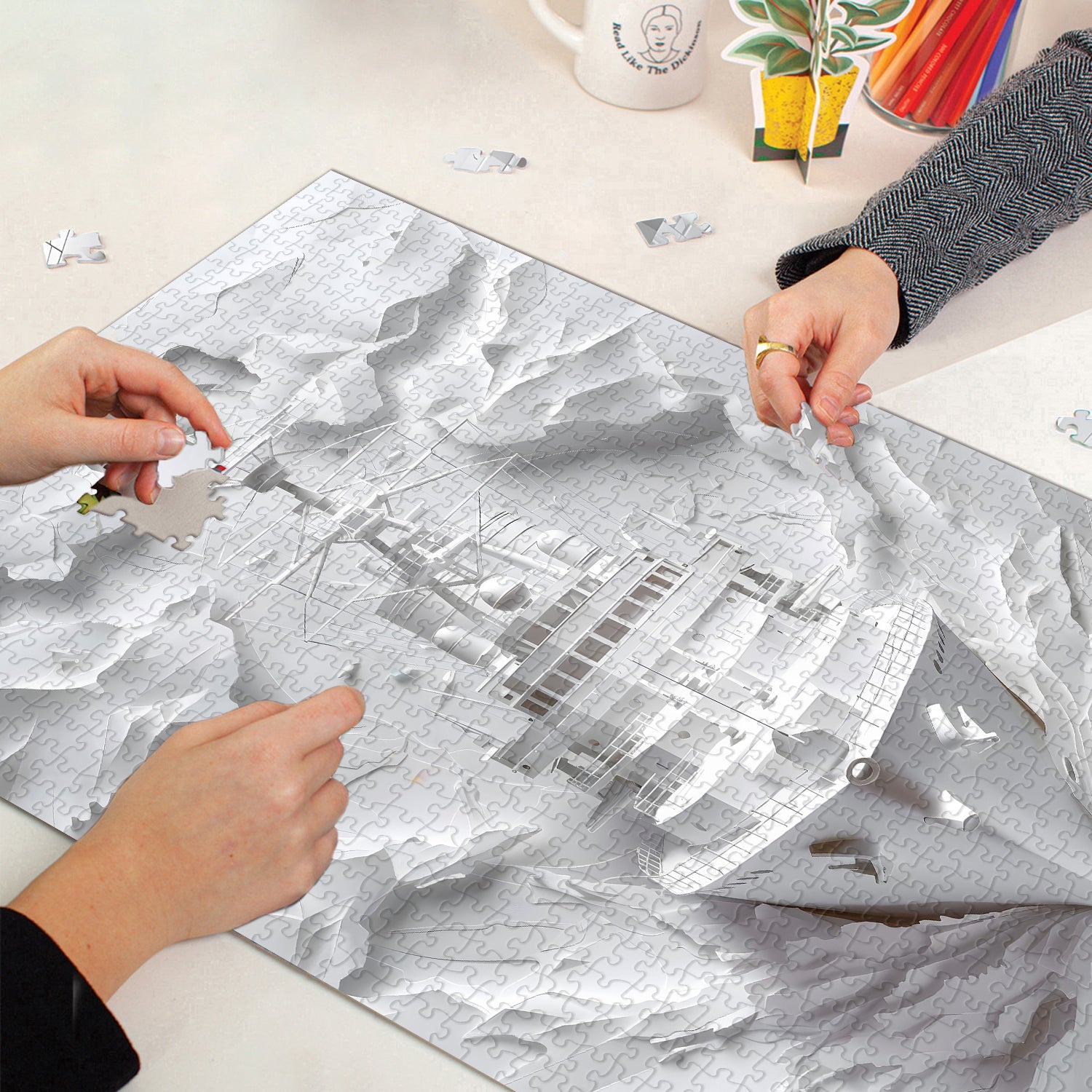 Puzzle puzzle bianche 1000 pezzi