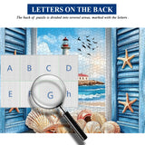 Puzzle finestra oceanica puzzle 1000 pezzi