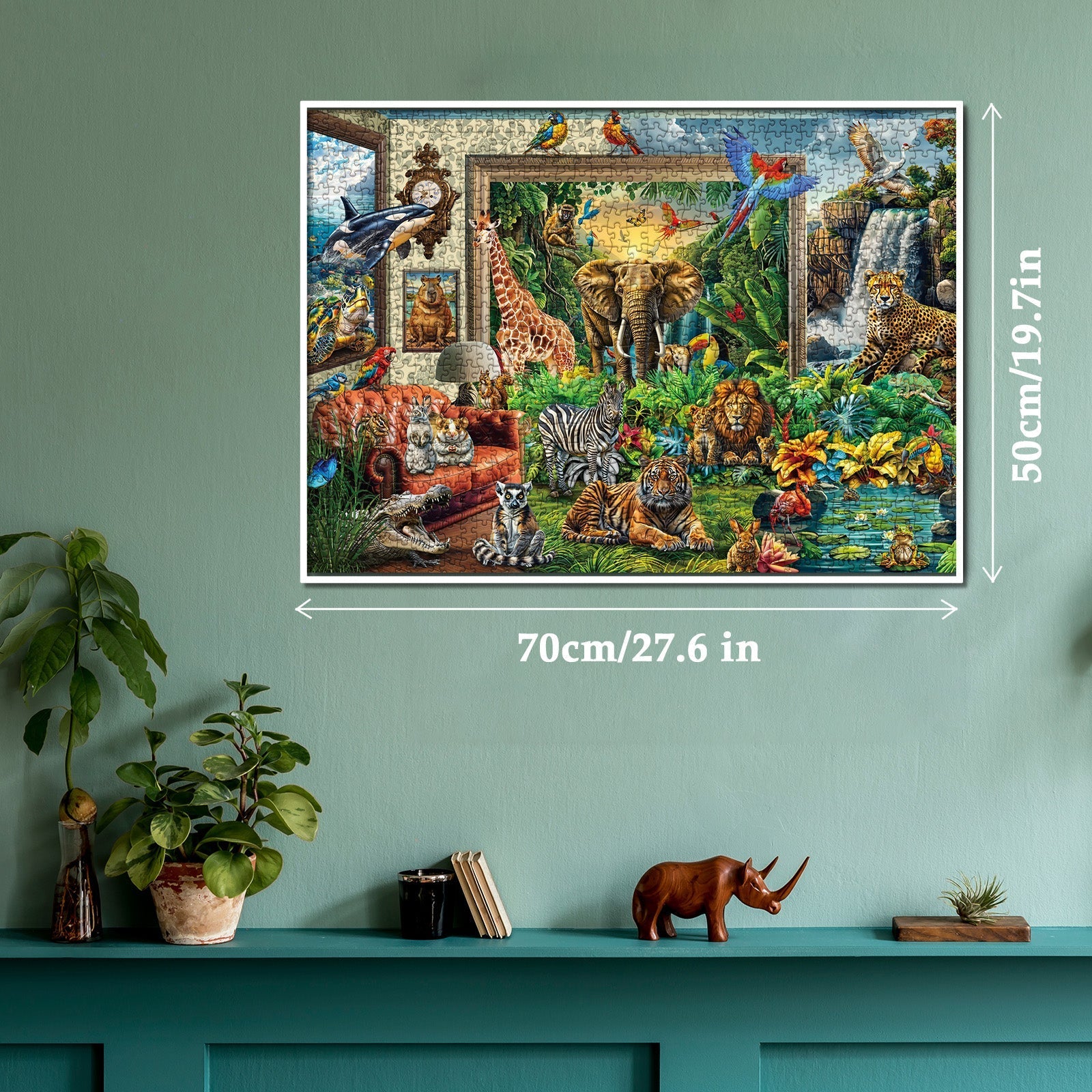 Animal Harmony puzzle puzzle 1000 pezzi