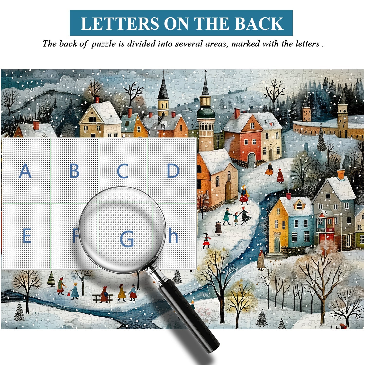 Winter Street View puzzle puzzle 1000 pezzi