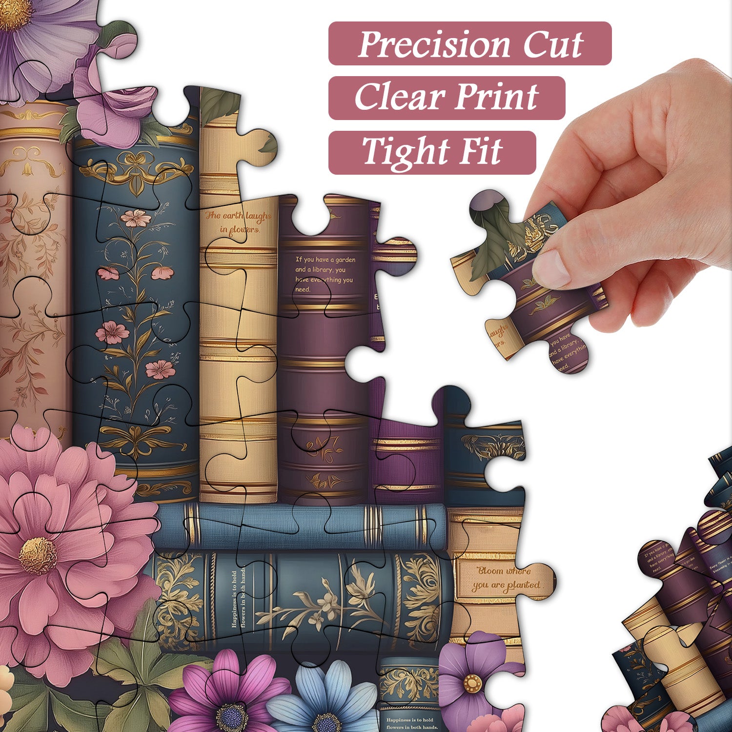 Pieni 1000 pezzi di puzzle giardino letterario 1000 pezzi
