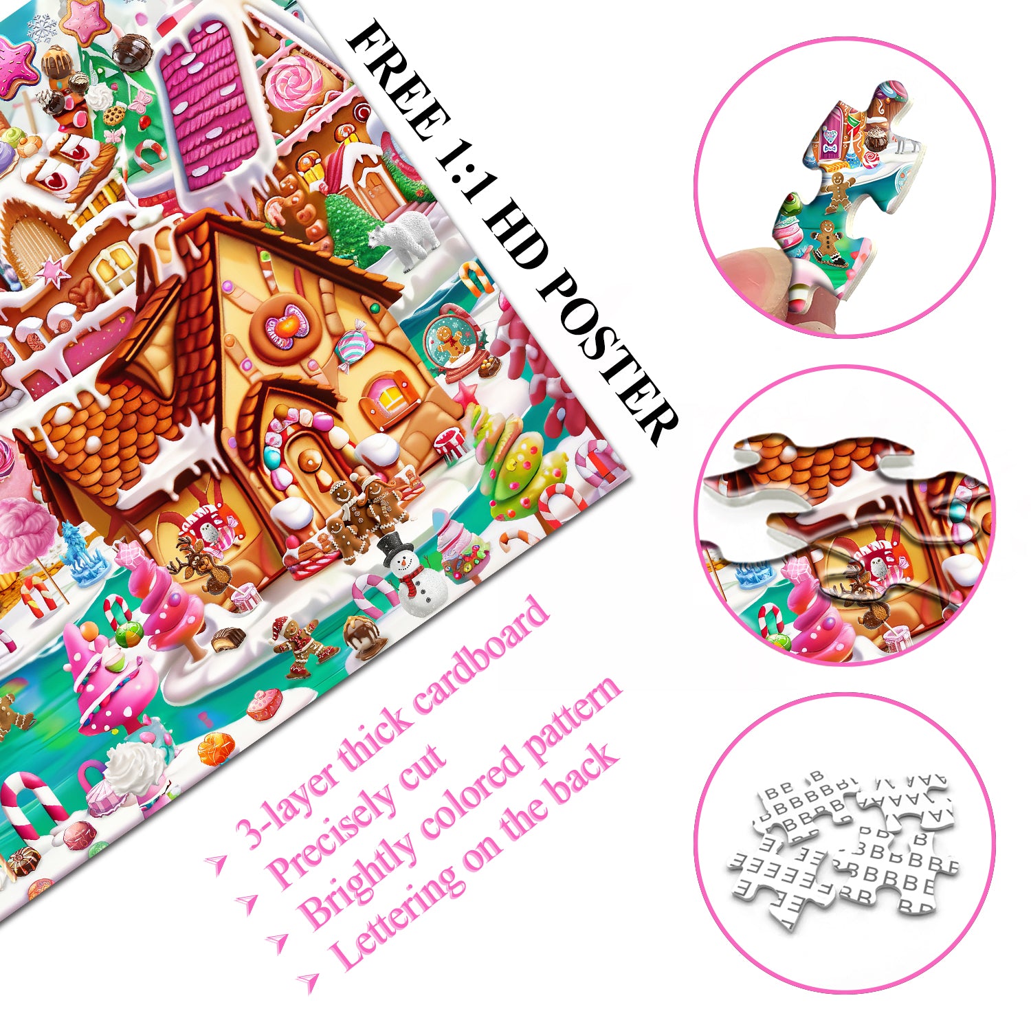 Candy Town Jigsaw Puzzle 1000 pezzi