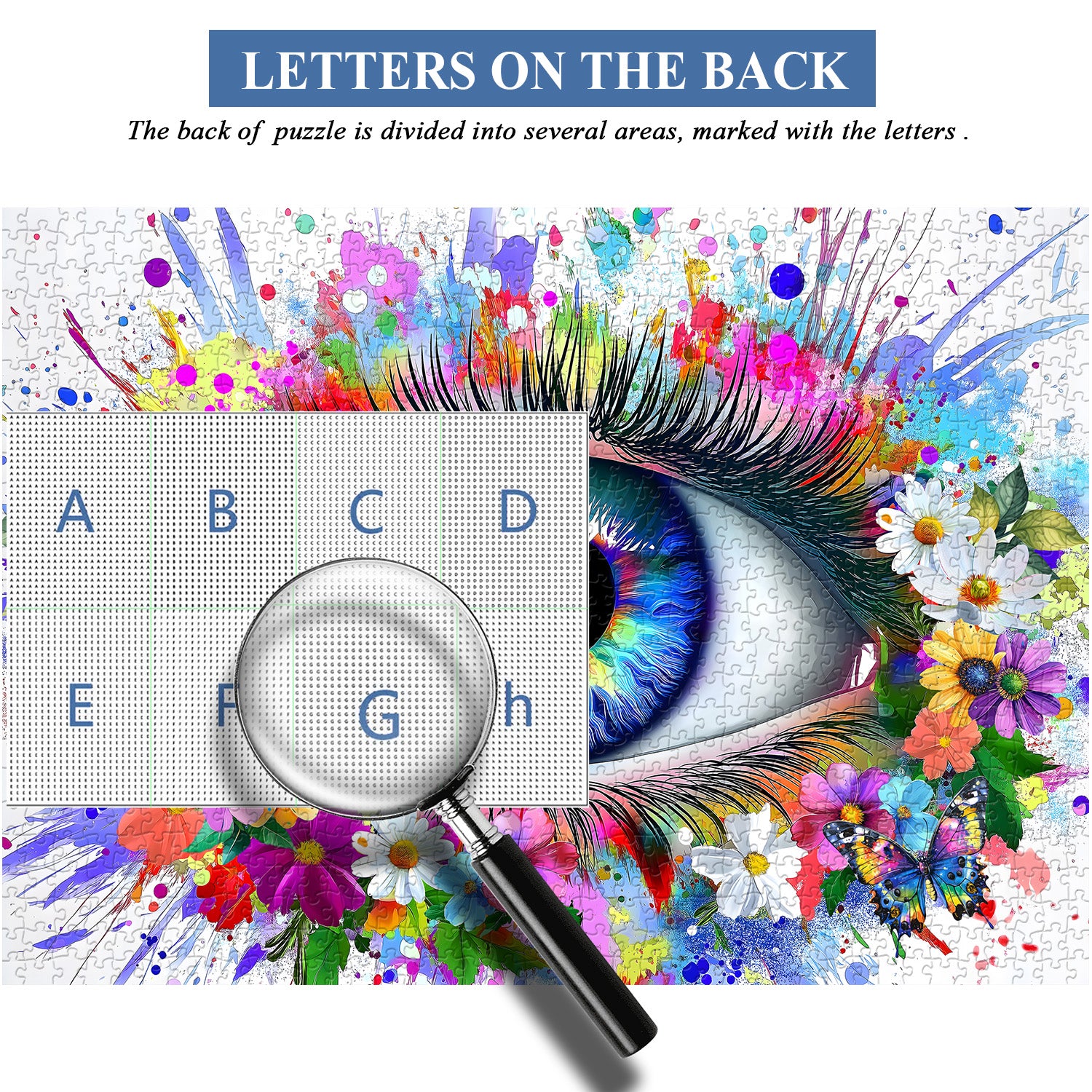 Wunderschöne Augen Puzzle 1000 Stücke