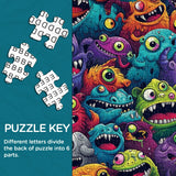Mostro puzzle puzzle 1000 pezzi