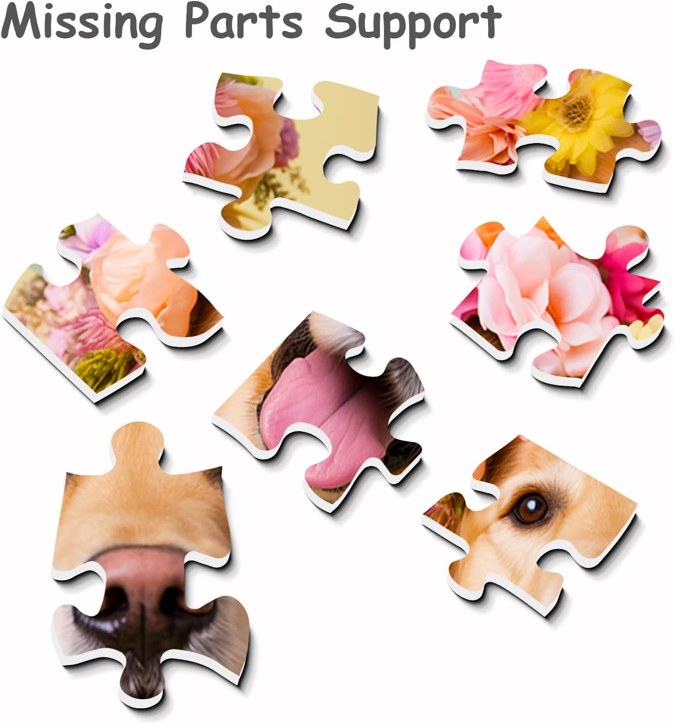 Blumenkronpupf -Puzzle 1000 Stücke