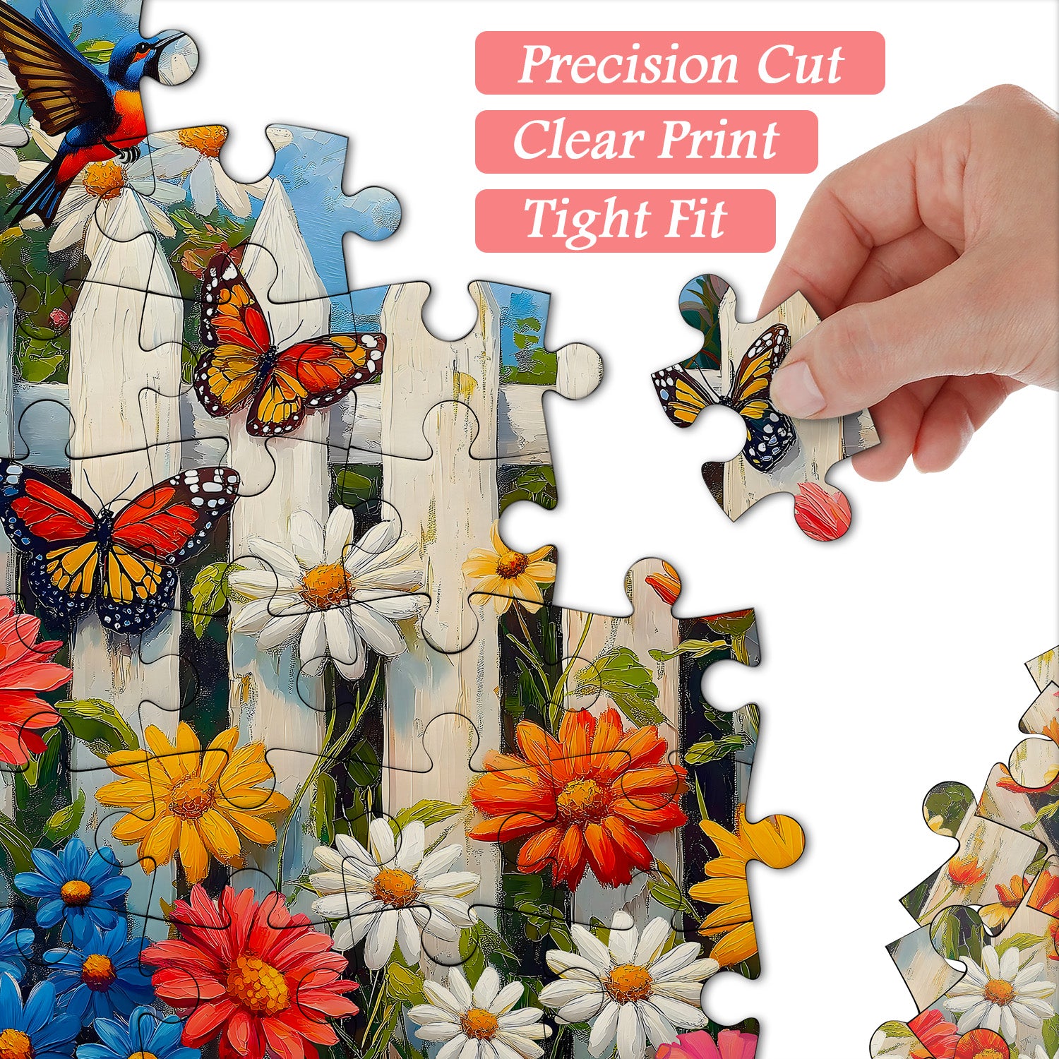 Puzzle giardino farfalla puzzle 1000 pezzi