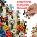 Puzzle giardino farfalla puzzle 1000 pezzi
