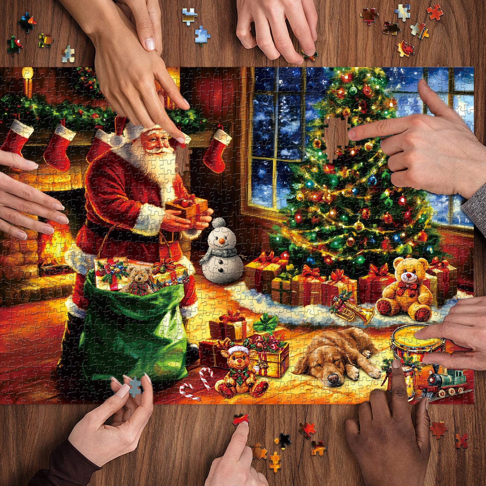 Yuletide Blessing puzzle puzzle 1000 pezzi