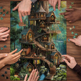 Foresta gnome puzzle puzzle 1000 pezzi