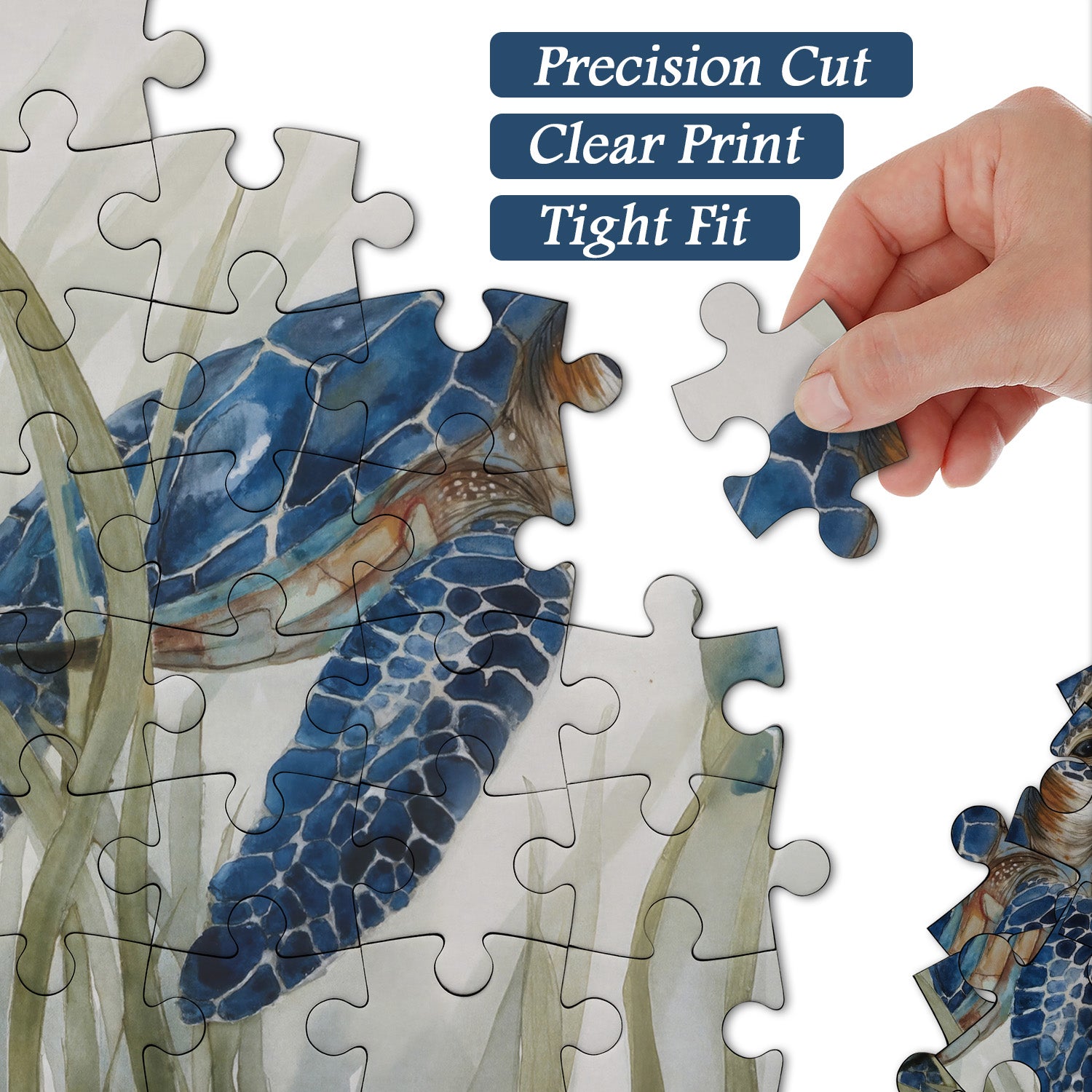 Seagrass Turtle Jigsaw Puzzle 1000 Pieces