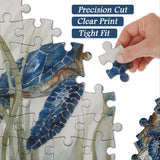 Seagrass Turtle Jigsaw Puzzle 1000 Pieces