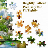 Pezzi del puzzle di jigsaw di gioia estiva 1000