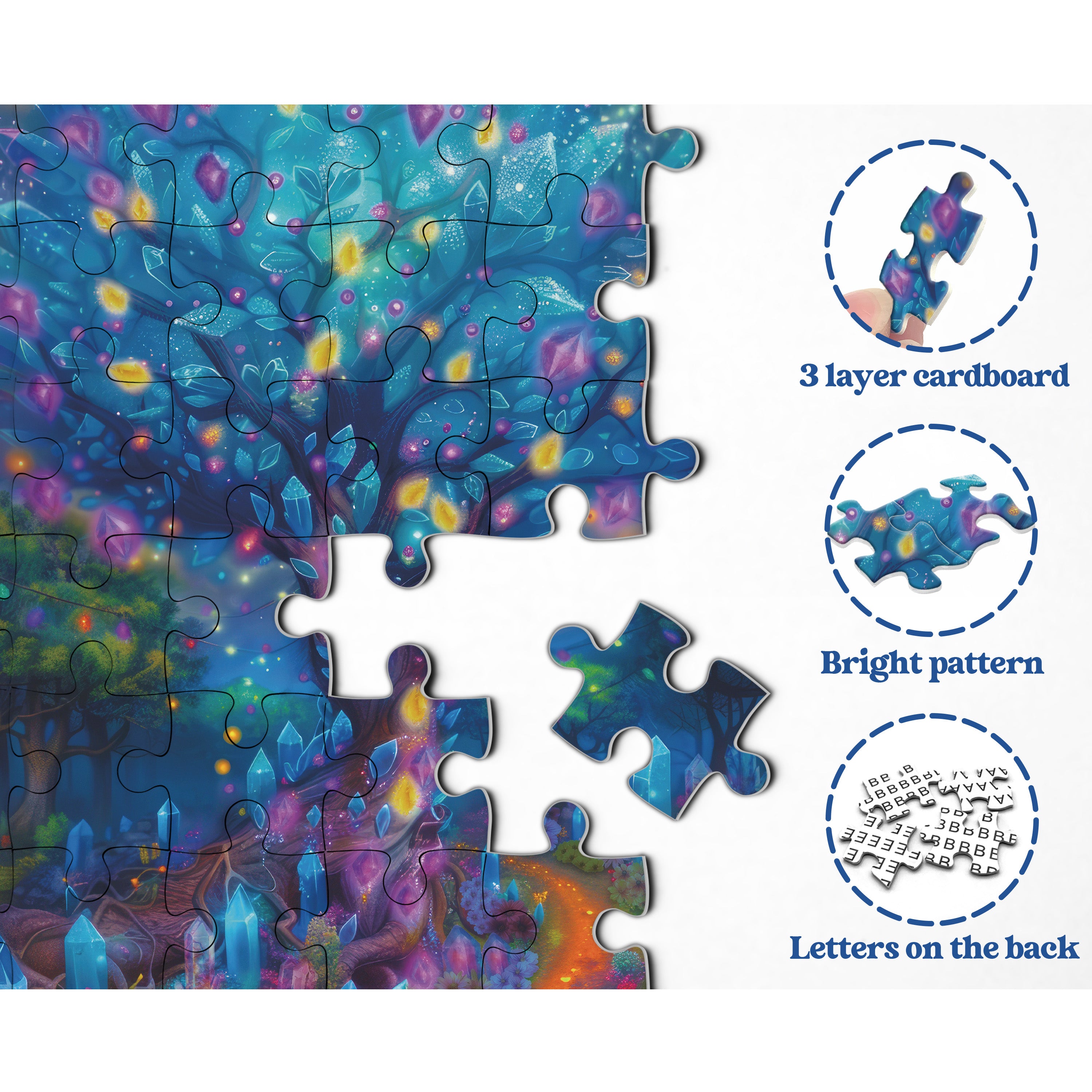Puzzle a baldacchino di cristallo 1000 pezzi