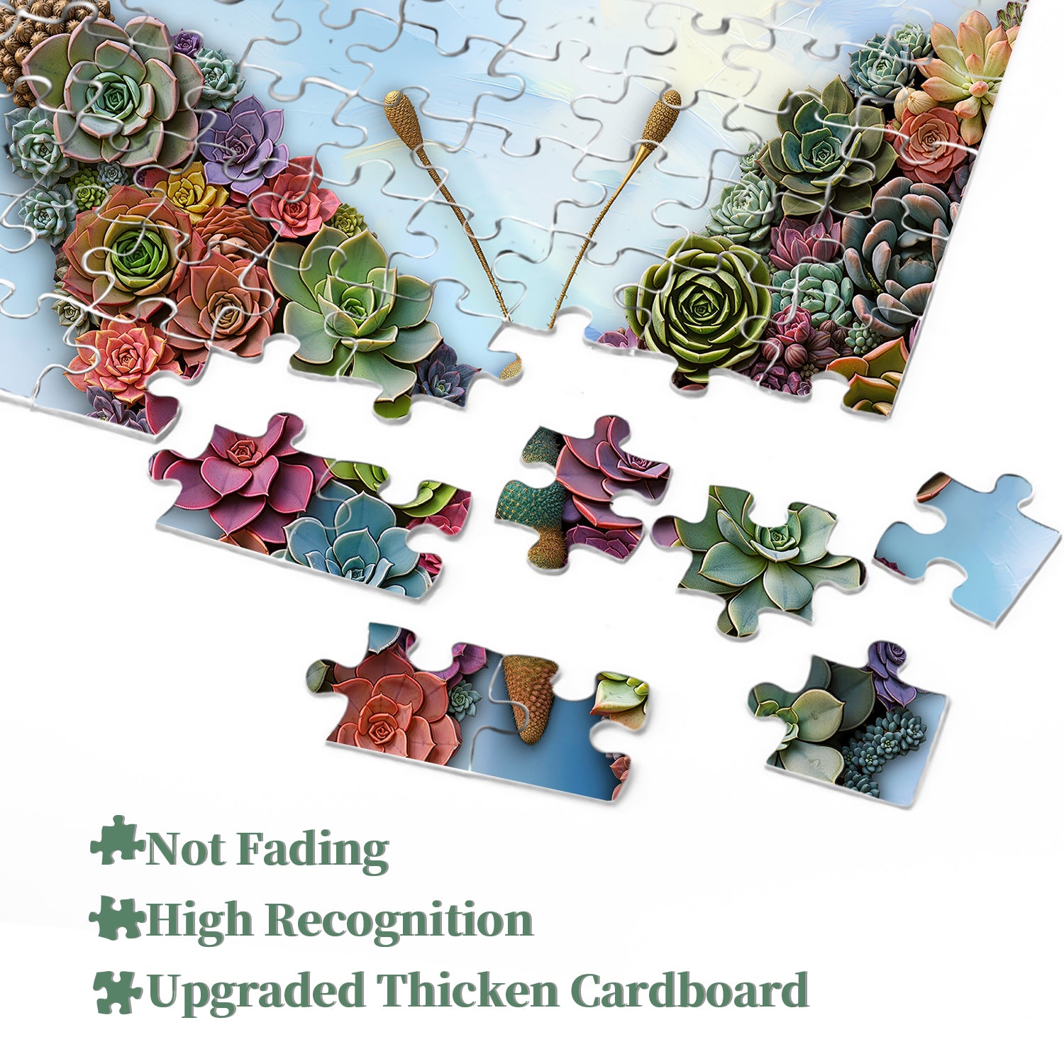 Sukkulente Bloom Butterfly Puzzle 1000 Stücke