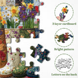 Bottes de jardin floral puzzle 1000 pièces