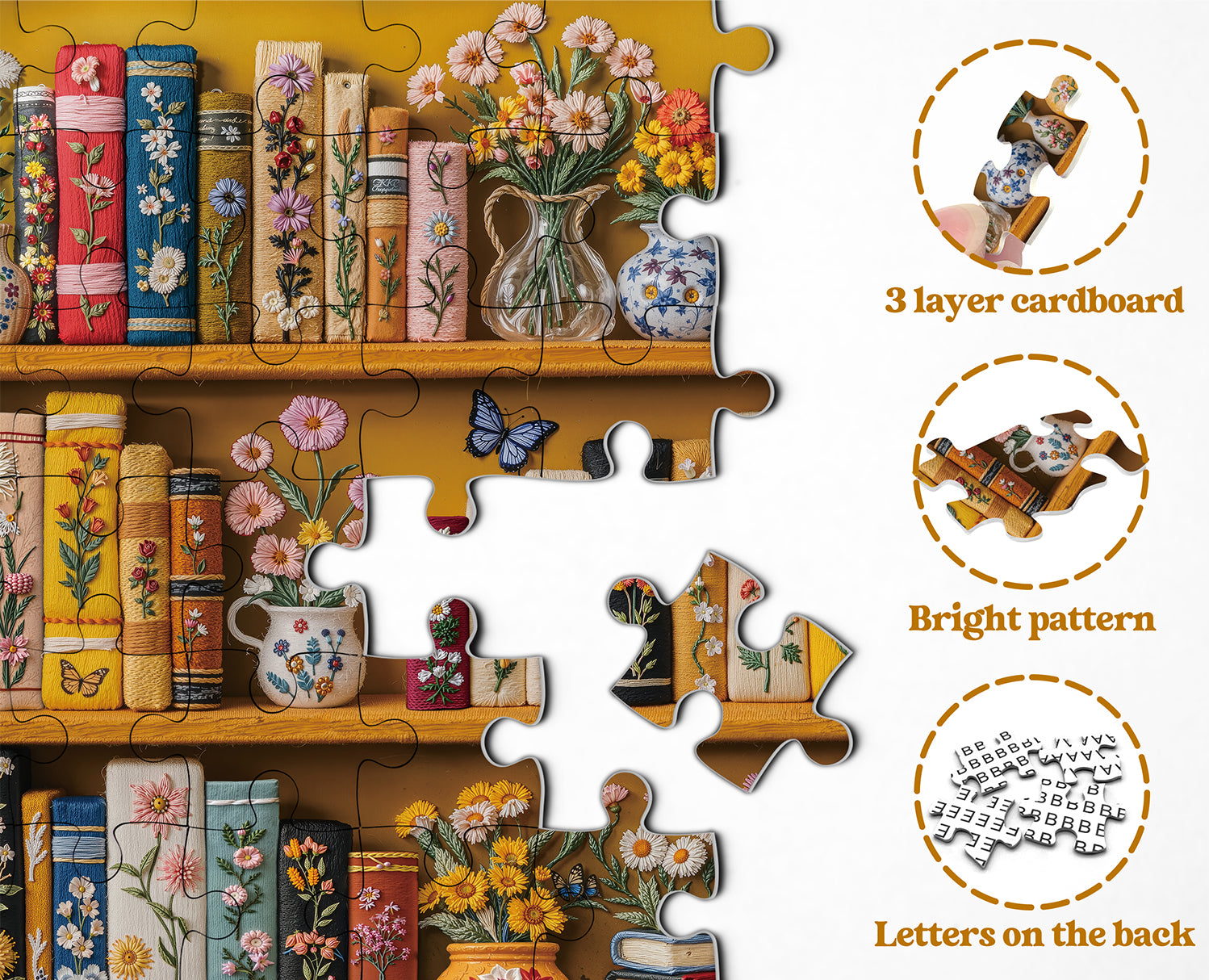 Capitoli floreali puzzle puzzle 1000 pezzi