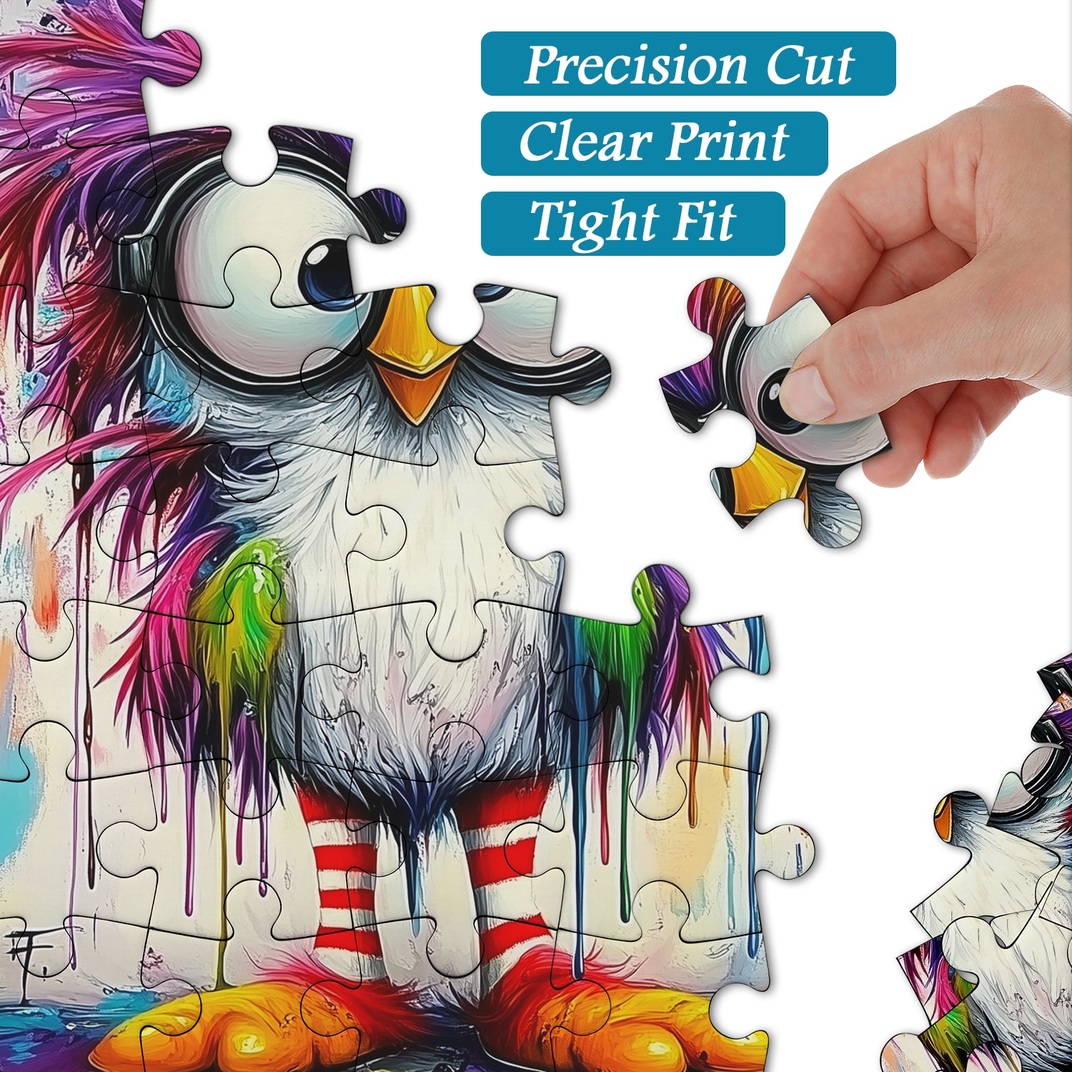 Color Explosion Bird puzzle puzzle 1000 pezzi