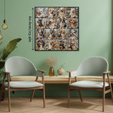 Puzzle giardino sorridente del cane 1000 pezzi