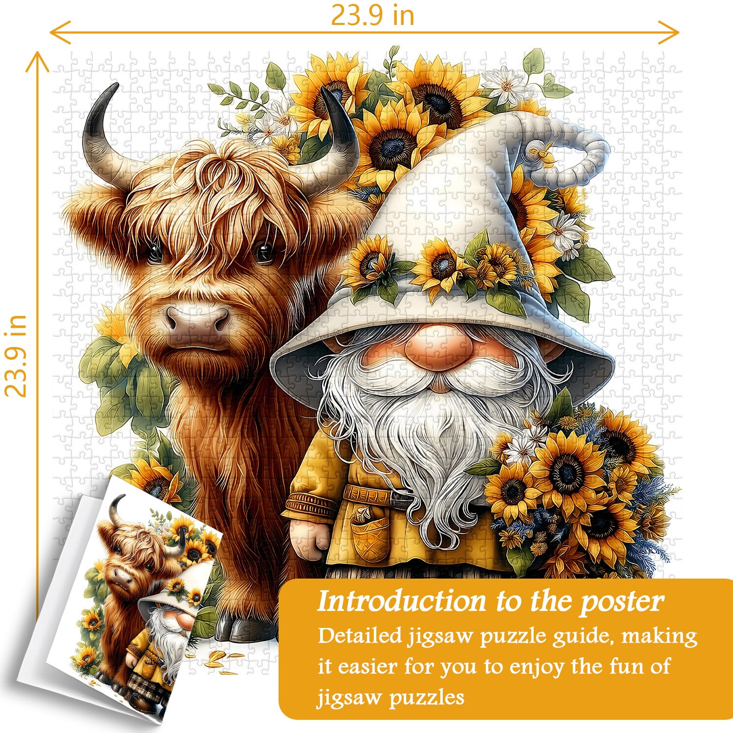 Gnome & Calf Jigsaw Puzzle 1000 Pieces