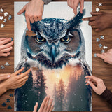 Jungle Owl puzzle puzzle 1000 pezzi