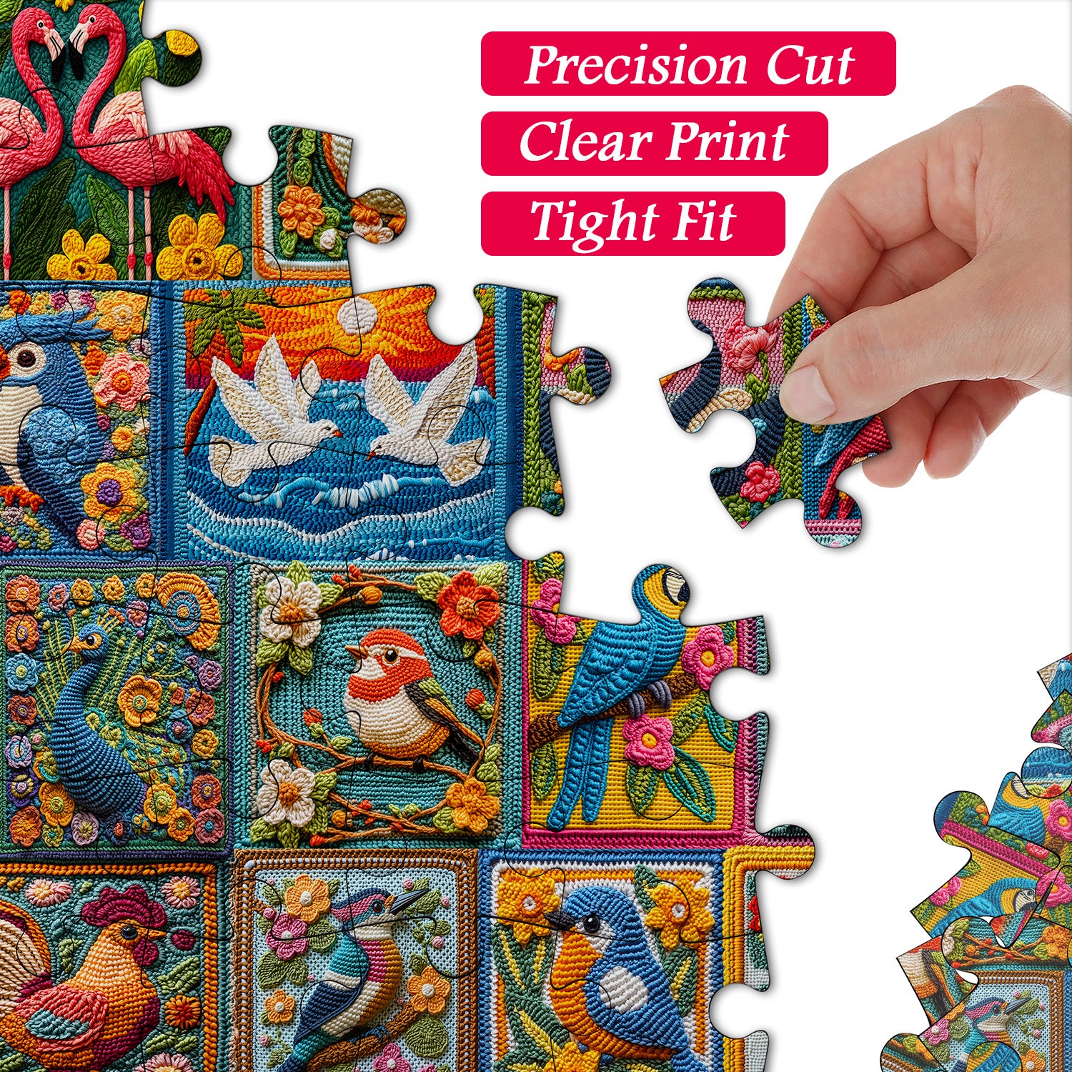 Puzzle ali intrecciate 1000 pezzi