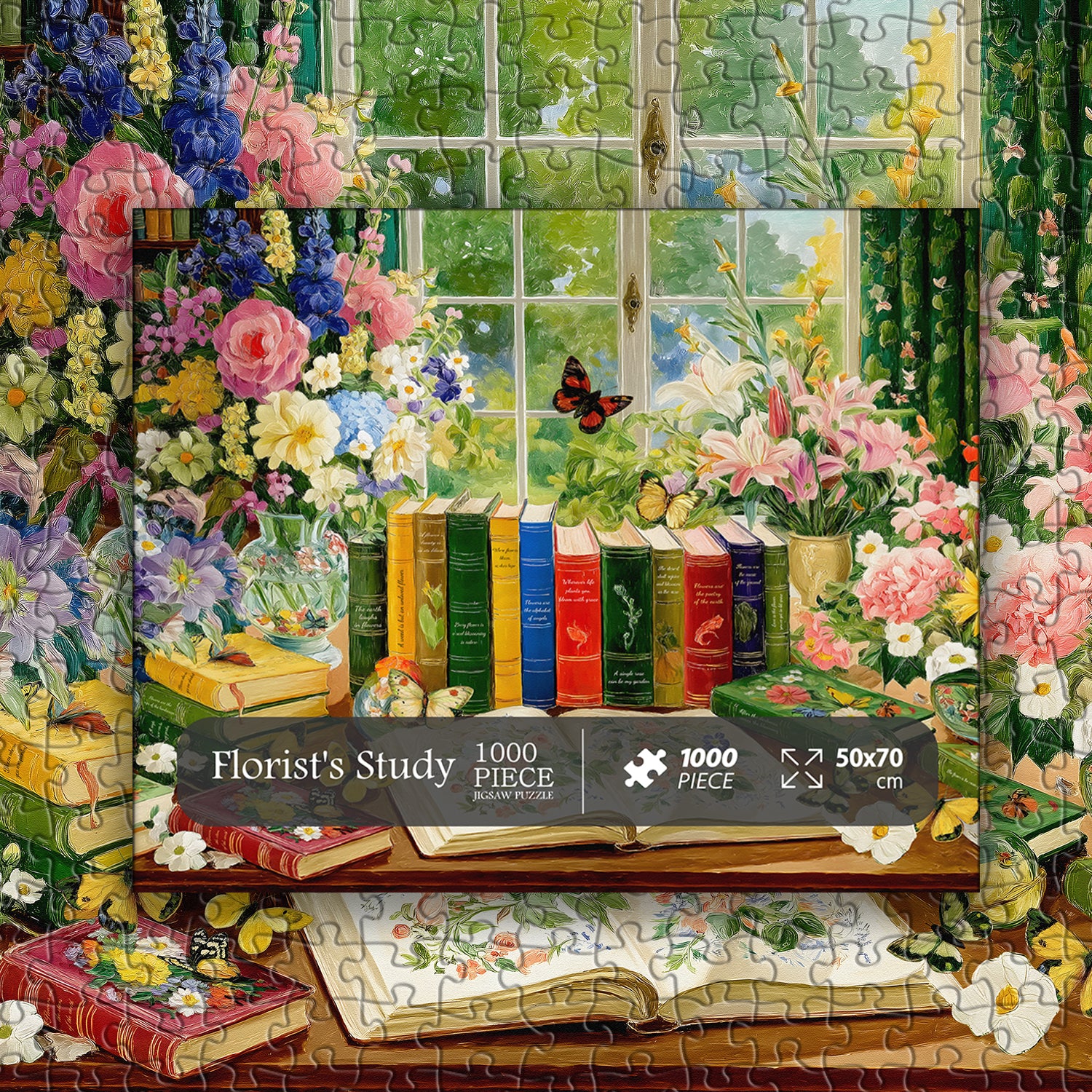 Puzzle dello studio del fiorista, 1000 pezzi