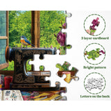 Stiche von Frühlings -Puzzles 1000 Stücke