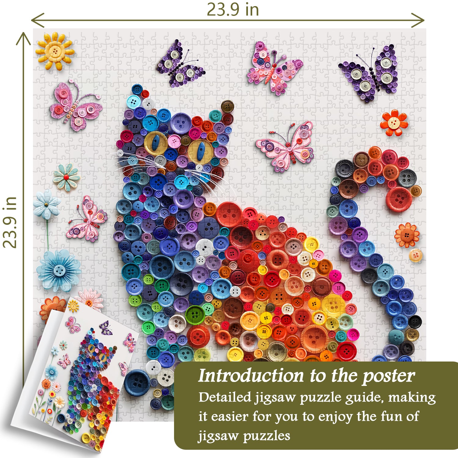 BOCKS CAT CAT puzzle puzzle 1000 pezzi