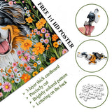 Puzzle puzzle cucciolo di fiori selvatici 1000 pezzi