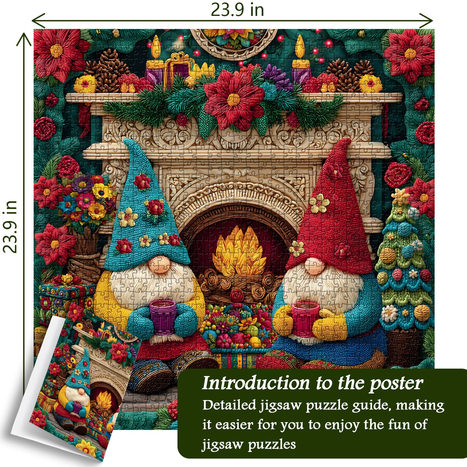 Gnomes confortables puzzle 1000 pièces