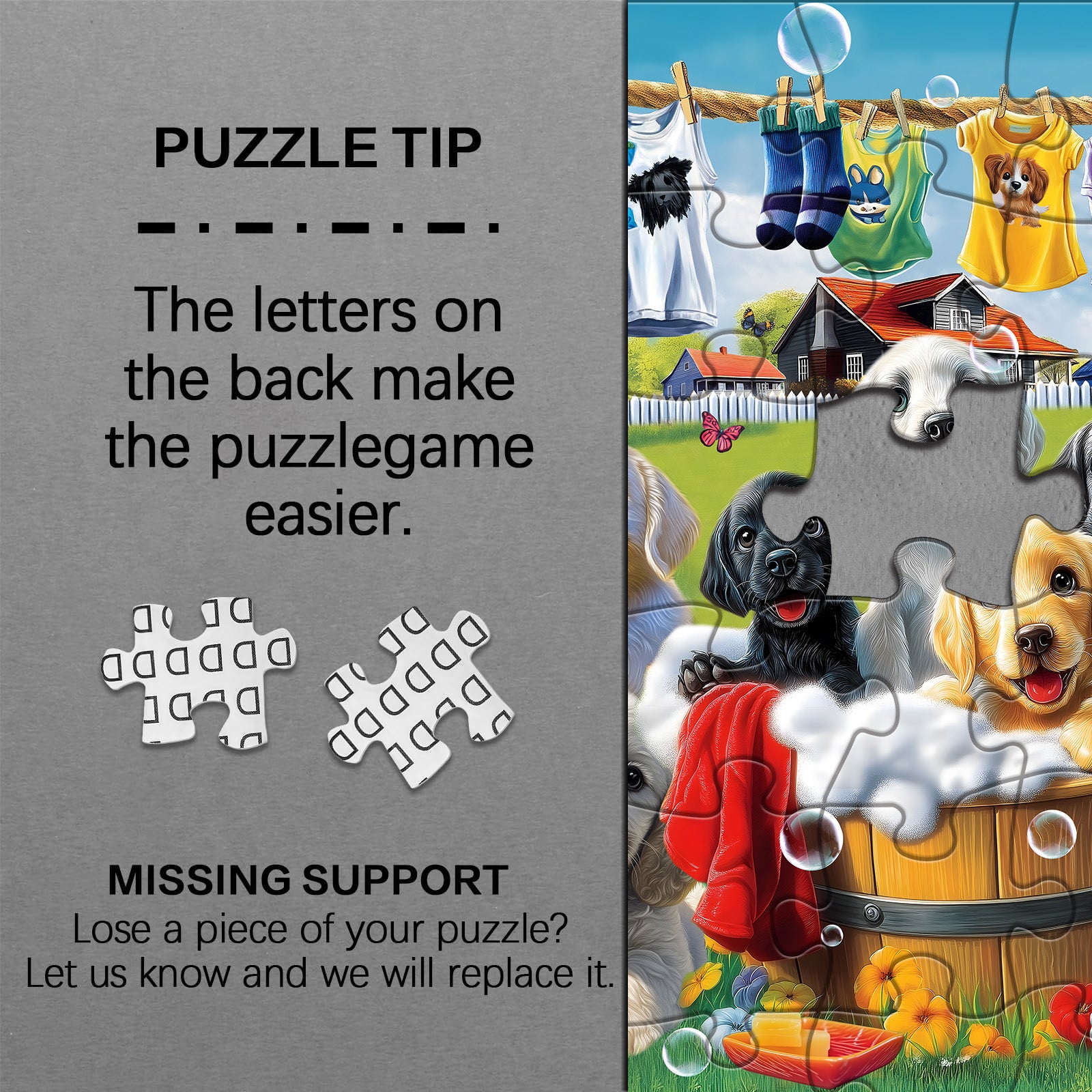Puzzle puzzle cuccioli cattivi 1000 pezzi