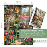 Gardener Flower Room College Puzzle 1000 pezzi