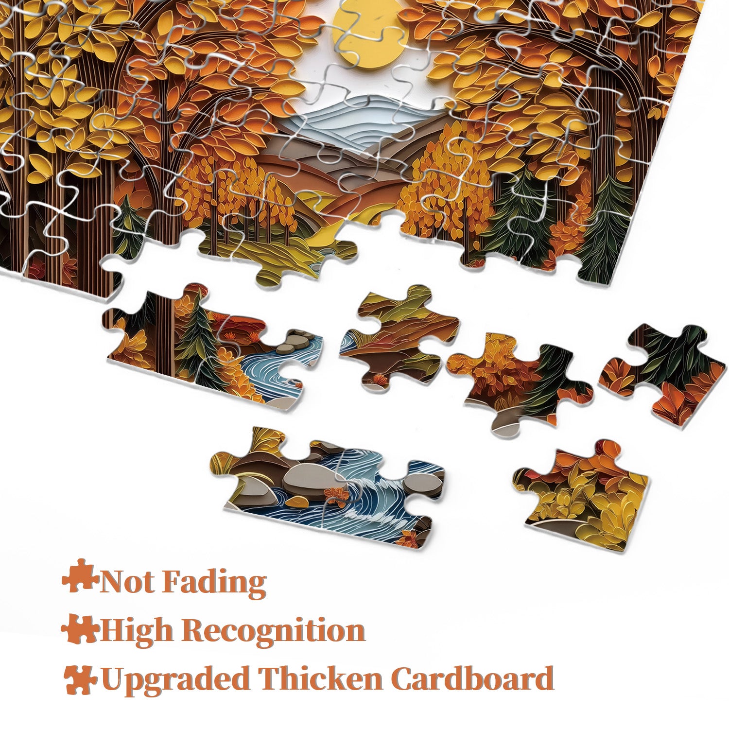 Automne Silhouette Puzzle 1000 pièces