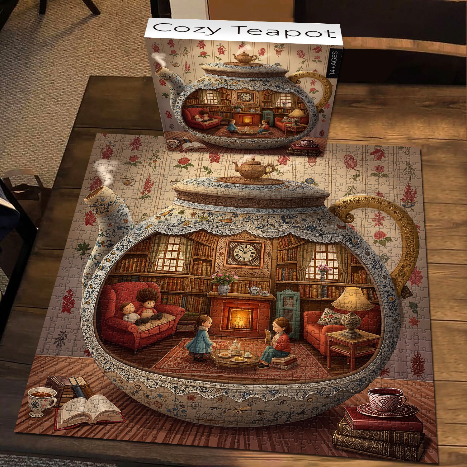 Accogliente puzzle a squarciale 1000 pezzi