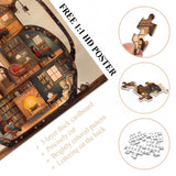 Biblioteca di teiera puzzle puzzle 1000 pezzi