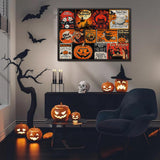 Puzzle poster retrò di Halloween puzzle 1000 pezzi