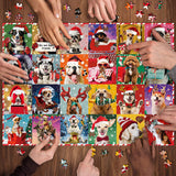 Cani natalizi puzzle puzzle 1000 pezzi