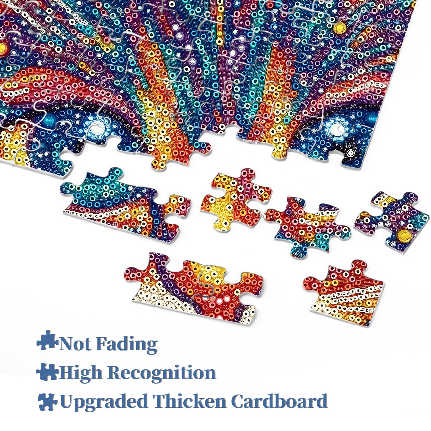 Mystic Cat Face Swibsaw Puzzle 1000 pezzi