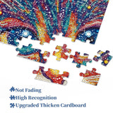 Mystic Cat Face Swibsaw Puzzle 1000 pezzi