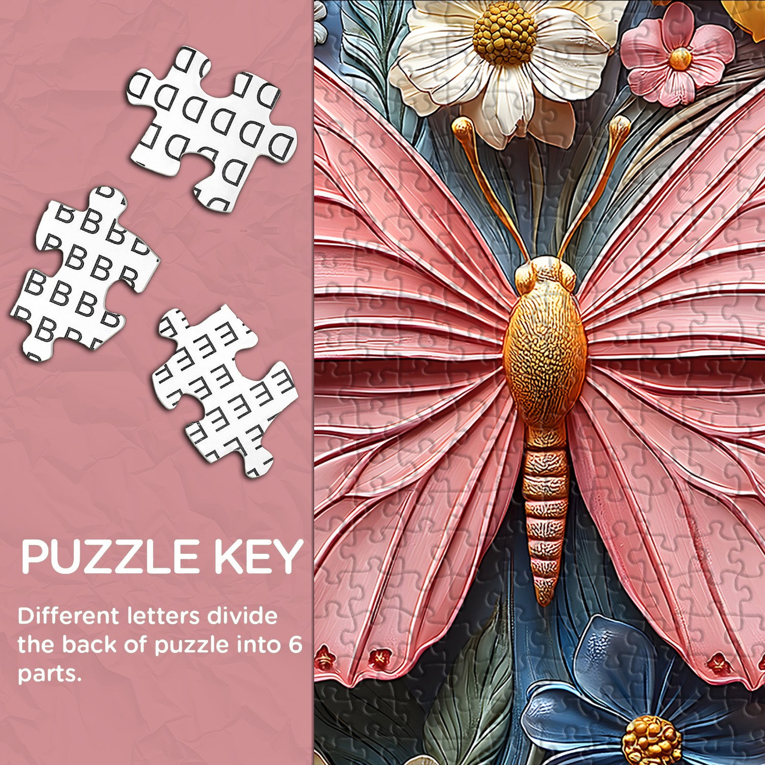 Un puzzle ala in fiore 1000 pezzi